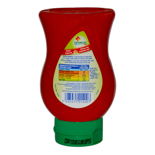 LESIEUR KETCHUP SQUEEZE 250G 