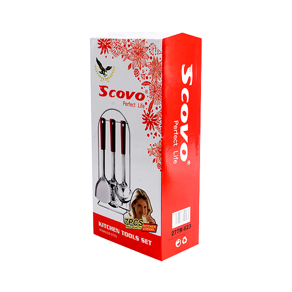 7PCS KITCHEN TOOLS SET WITH RACK