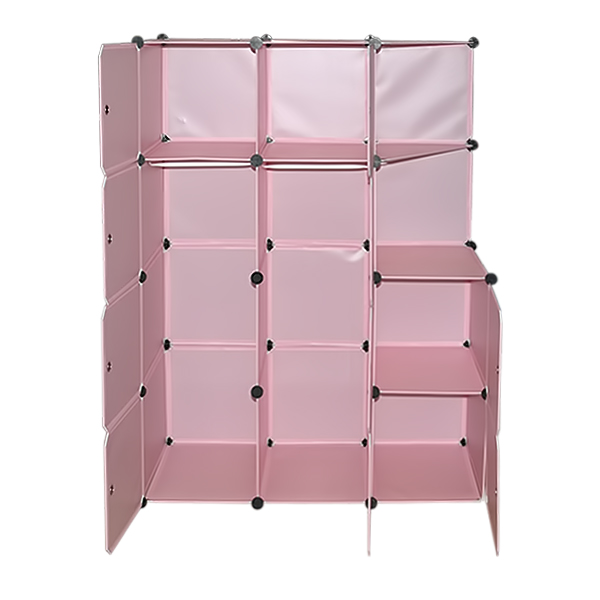 PORTABLE PLASTIC STORAGE WARDROBE 