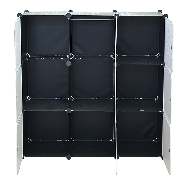 PLASTIC STORAGE WARDROBE 9 DOORS