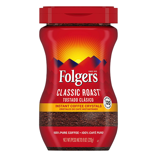 FOLGERS INSTANT COFFEE CRYSTALS ROAST 