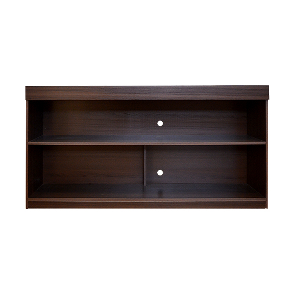 TV RACK WITH CASTORS BROWN 