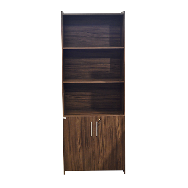 CABINET OFFICE WITH 2-DRAWER MULTIPURPOSE WOODEN BROWN