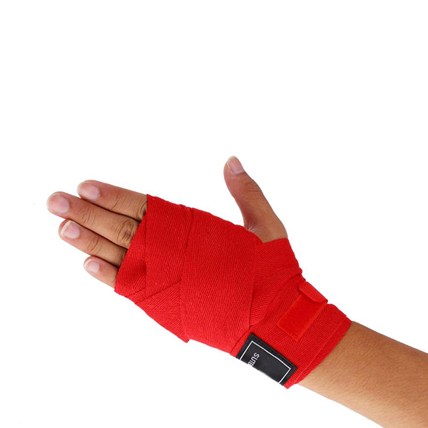 PROESCE HAND WRAPS COTTON 108“ - 180” RED LBQ-3003