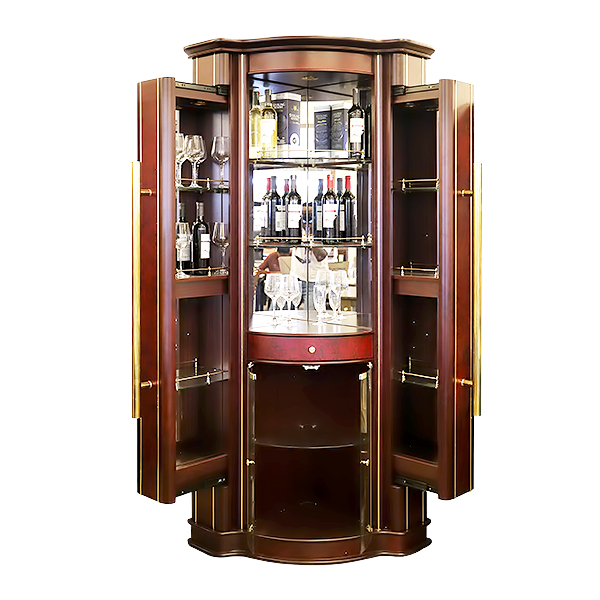 BAR DISPLAY CABINET CHERRY 