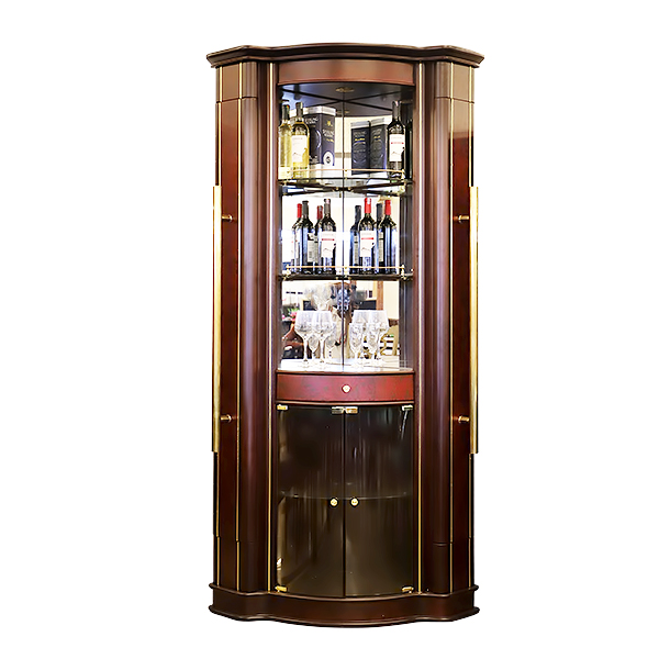 BAR DISPLAY CABINET CHERRY 