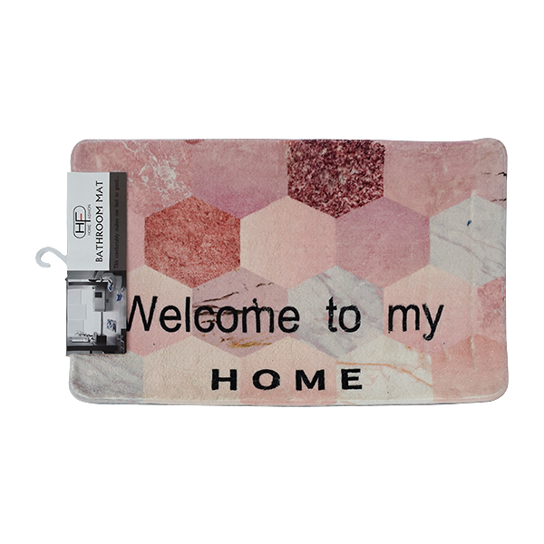 HOME FASHION BATHROOM MAT PASHMINA LZ-009