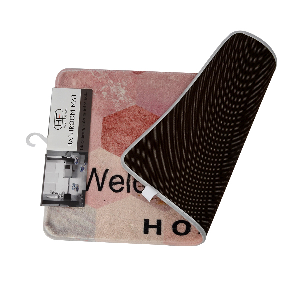 HOME FASHION BATHROOM MAT PASHMINA LZ-009