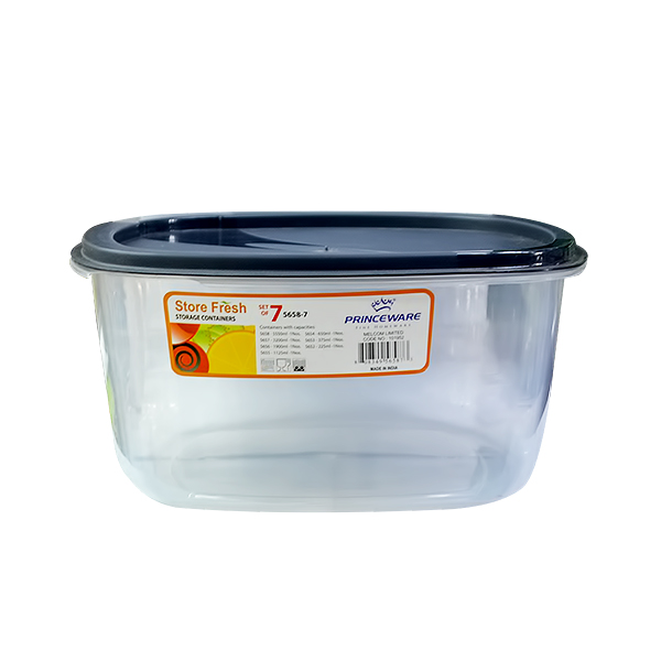 CONTAINER SET 7PIECES SQUARE 5658-7