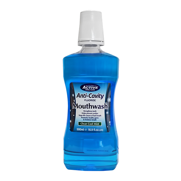 ACTIVE MOUTHWASH  ANTICAVITY COOLMINT 500ML