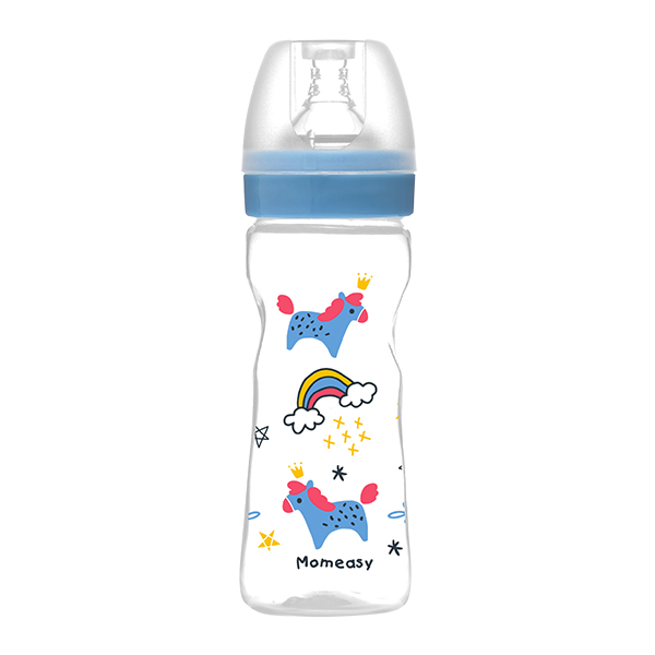 MOMEASY WIDE NECK FEEDING BOTTLE 8OZ 