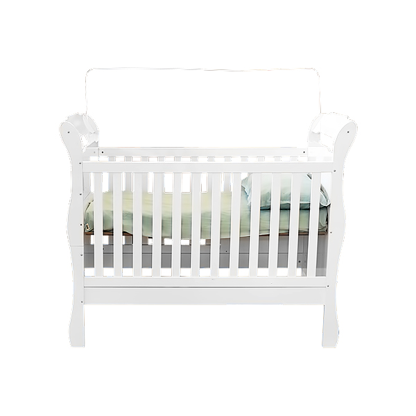 BABY CRIB AMORE WHITE 