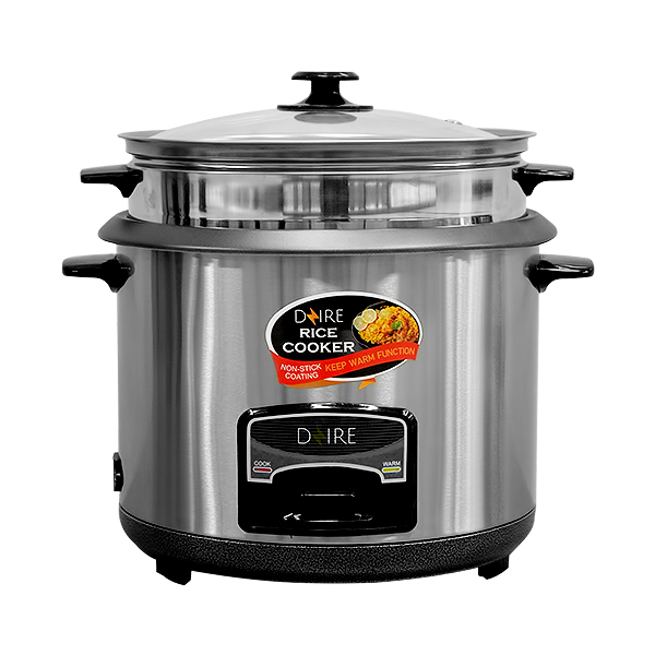 DZIRE RICE COOKER 2.8L STAINLESS STEEL 
