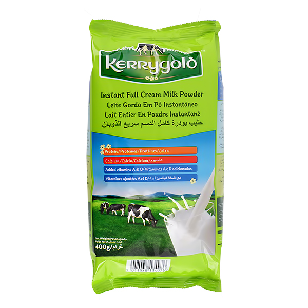 KERRYGOLD FULL CREAM MILK POWDER POUCH 400G   