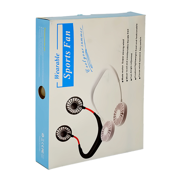 NECK FAN WITH USB 3.7V WEARABLE VARIETY OF COLORS