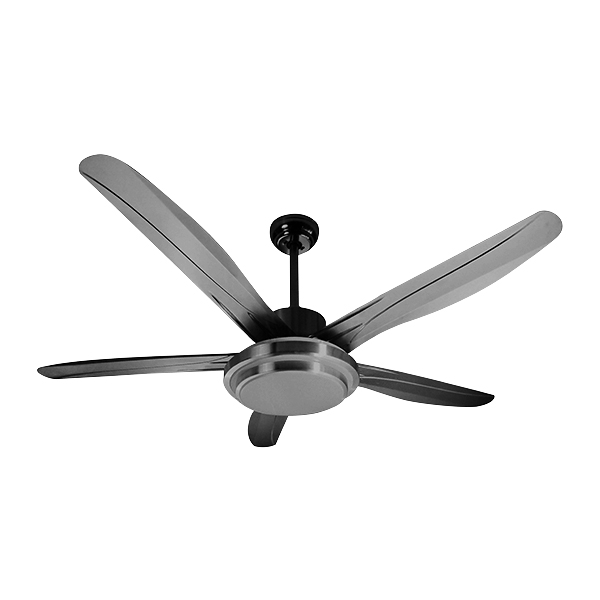 AKAI CEILING FAN WITH REMOTE/LIGHT STAINLESS STEEL 56"  EF102A-5665