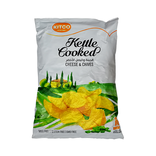 KITCO KETTLE COOKED CHEESE&CHIVES 40G
