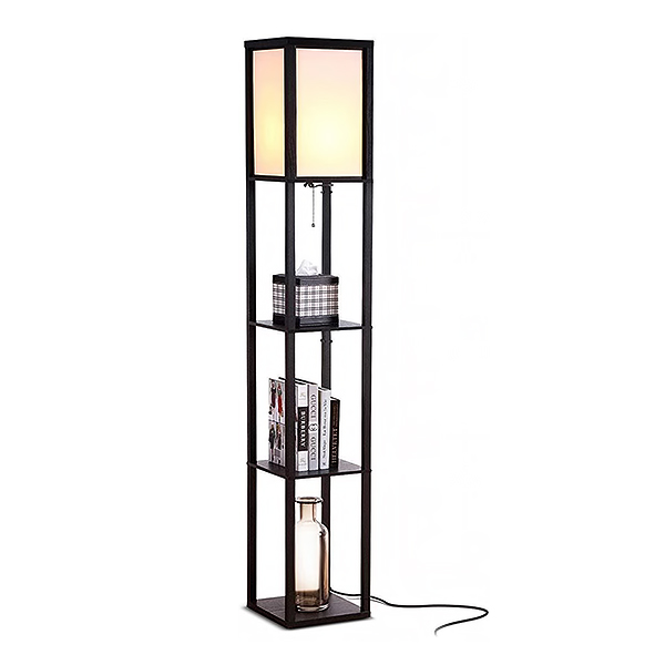 ETAGERE FLOOR LAMP WITH 2-SHELVES B22 ML251901
