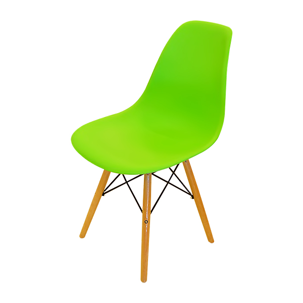 DINING CHAIR (47 X 43 X 81CM) PLASTIC AND WOOD XDF-826