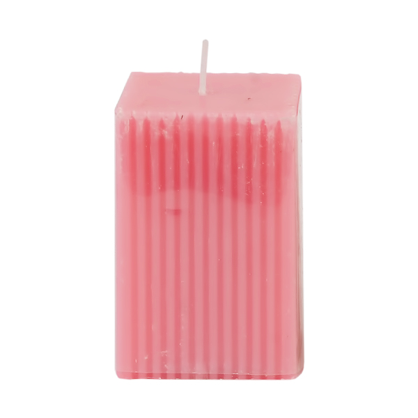 AROMA RIBBED CANDLE RECTANGLE ASSORTED 15HRS BURNING ST5575
