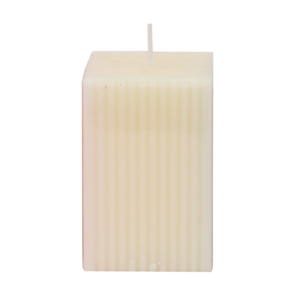 AROMA RIBBED CANDLE RECTANGLE ASSORTED 15HRS BURNING ST5575