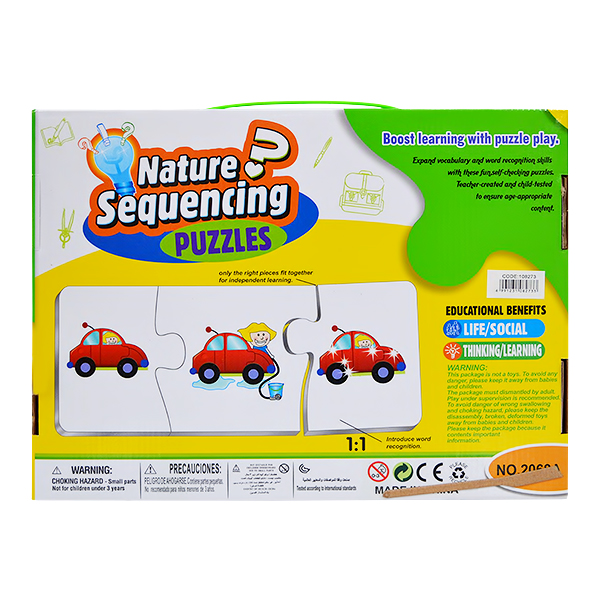 SEQUENCING PUZZLE GAME MKL056174