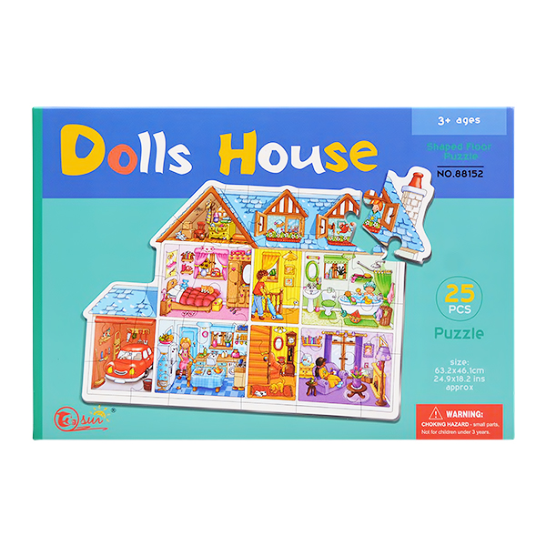 PUZZLE DOLLS HOUSE 25PCS MKL056552