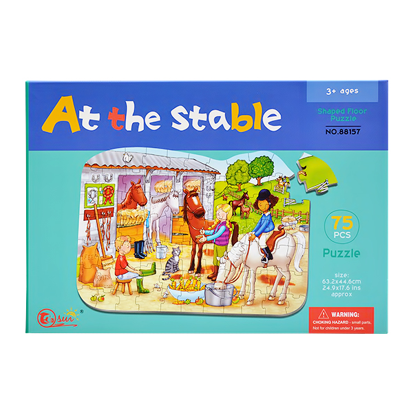 PUZZLE AT THE STABLE 75PCS MKL056561