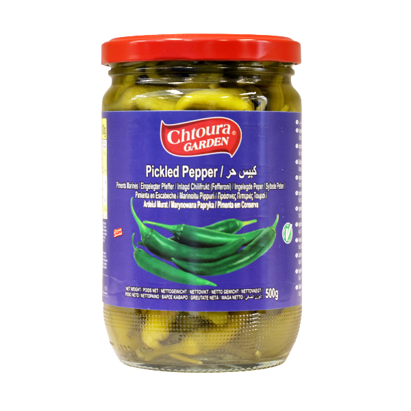 CHTOURA PICKLES GARDEN GREEN PEPPER 500G