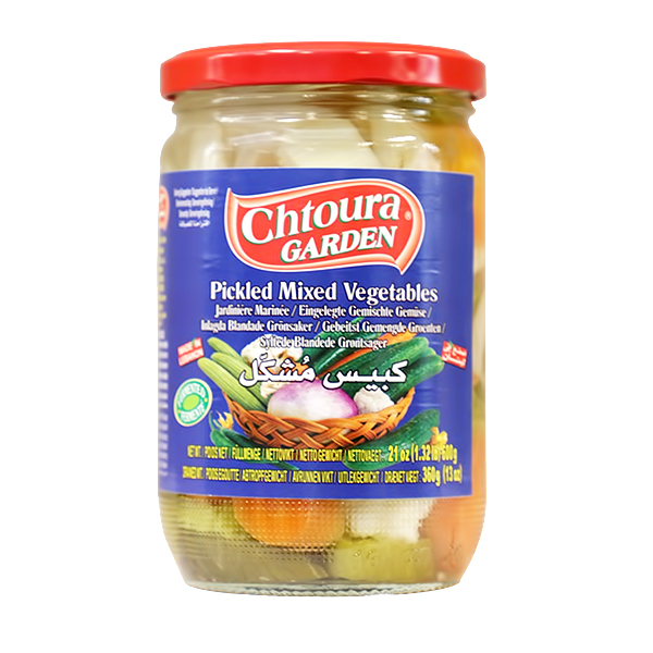CHTOURA PICKLES GARDEN MIXED VEGETABLE 600G