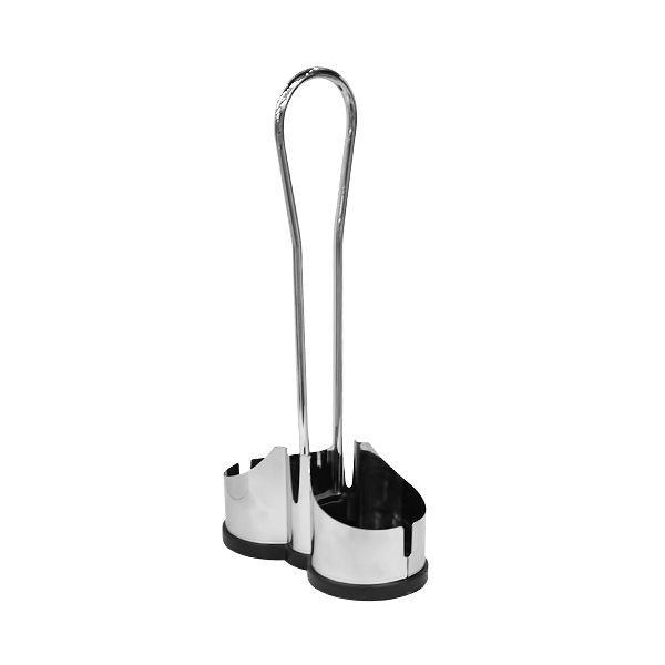 CONDIMENT SET 2PCS STAINLESS STEEL B1603A