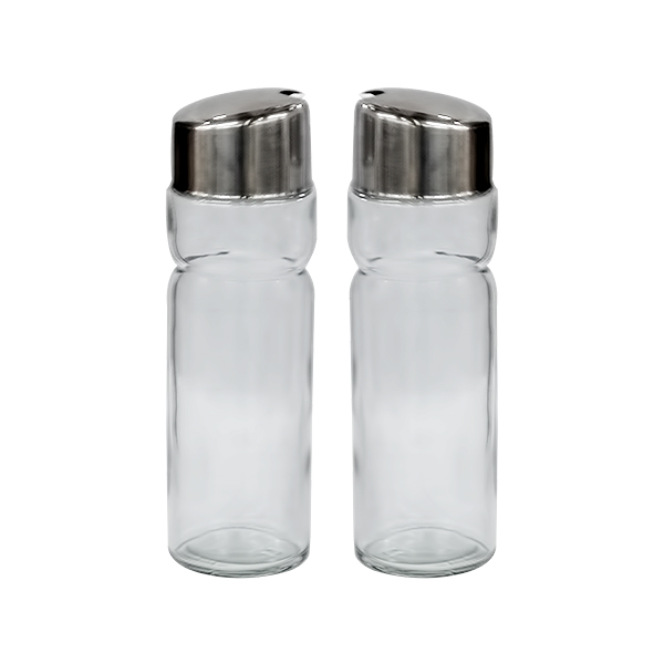 CONDIMENT SET 2PCS STAINLESS STEEL B1603A