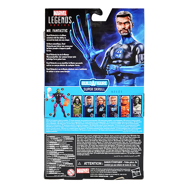 MARVEL FANTASTIC4 LEGND MR FANTATIC FIG 3YR+ HAS-E8114-5X00, 