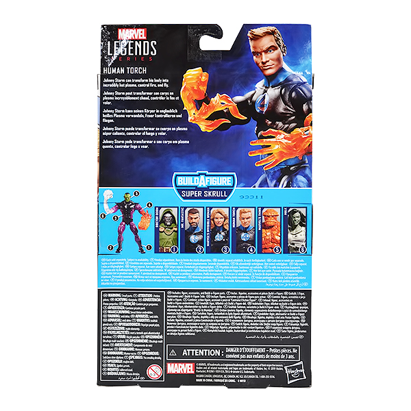 MARVEL FANTASTIC4 LEGEND HUMAN TORCH 3YR+ HAS-E8115-5X00