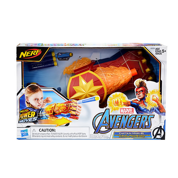 POWER MOVE CAPTAIN MARVEL 5YRS+ HAS-E7378-AS00