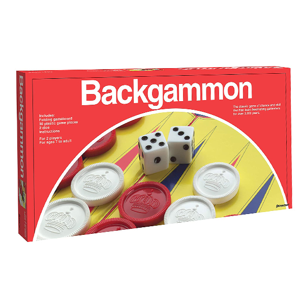 PRESSMAN BACKGAMMON WITH FOLDING BOARD PRE-2014-12A