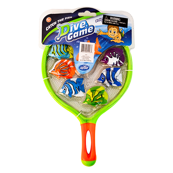CATCH THE FISH DIVE GAME MIXED COLORS 6YRS+  FRN-YG20S