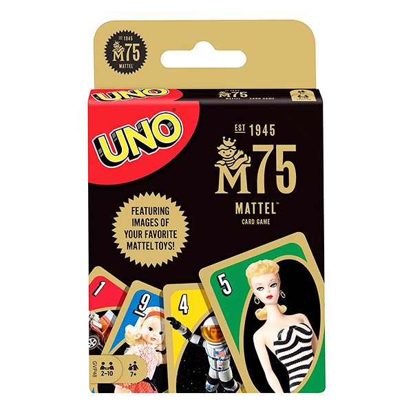 MATTEL 75TH ANNIVERSARY UNO CARD GAME MAT-GVP48-9993