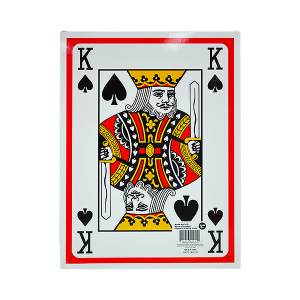 GIGANTIC PLAYING CARD 11 X 8'' HOM-2421