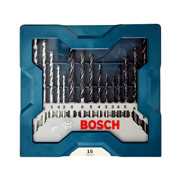 BOSCH DRILL BITS SET BLUE 15PCS MINI  2607017504