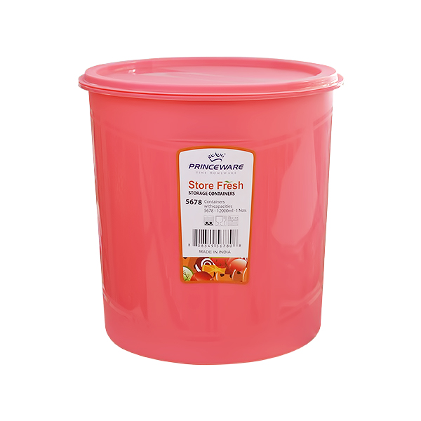 PRINCEWARE CONTAINER SET 12000ML TALL PLASTIC MIXED COLORS L5678
