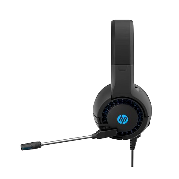 HP STEREO HEADSET/HEADPHONE WITH USB + LED + MIC BLACK 