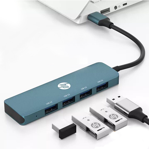 HP USB-C CABLE CONNECTOR 5-IN-1 MORANDI BLUE 