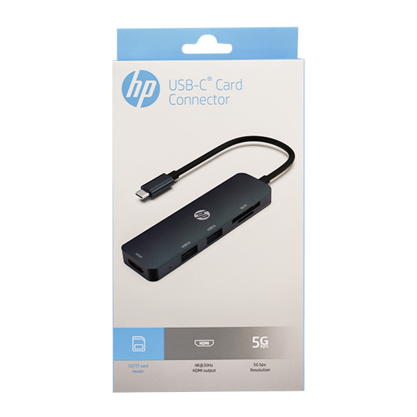 HP USB-C CABLE CONNECTOR 5-IN-1 MORANDI BLUE 