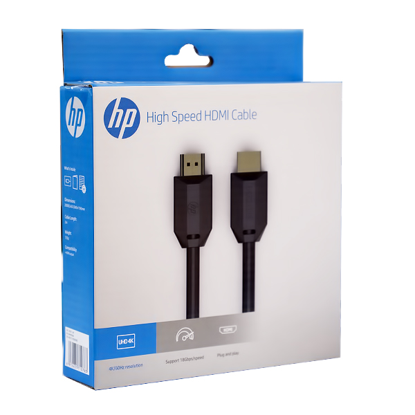HP HIGH SPEED HDMI CABLE 2.0 BLACK 