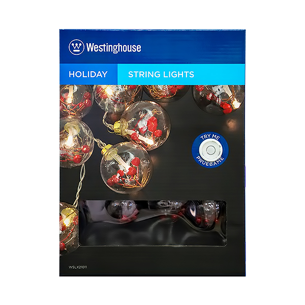 WESTINGHOUSE STRING LIGHTS CLEAR BALL