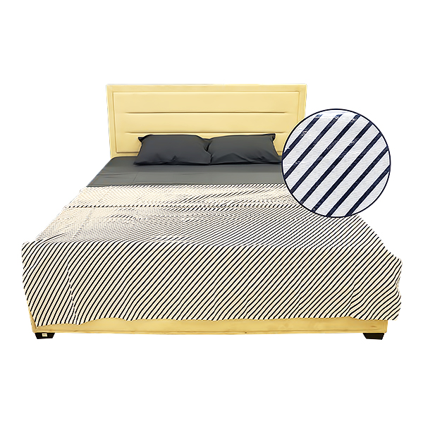 DELUXE 4 PIECES BEDDING SET WITH 2 PILLOW CASES