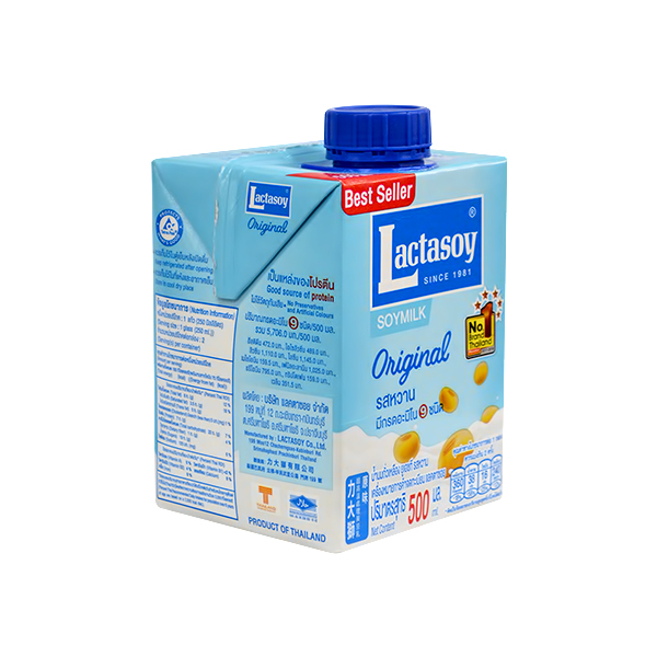 LACTASOY SOYMILK ORIGINAL CLASSIC 500ML