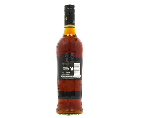 BACARDI BLACK RUM 40% 1L 