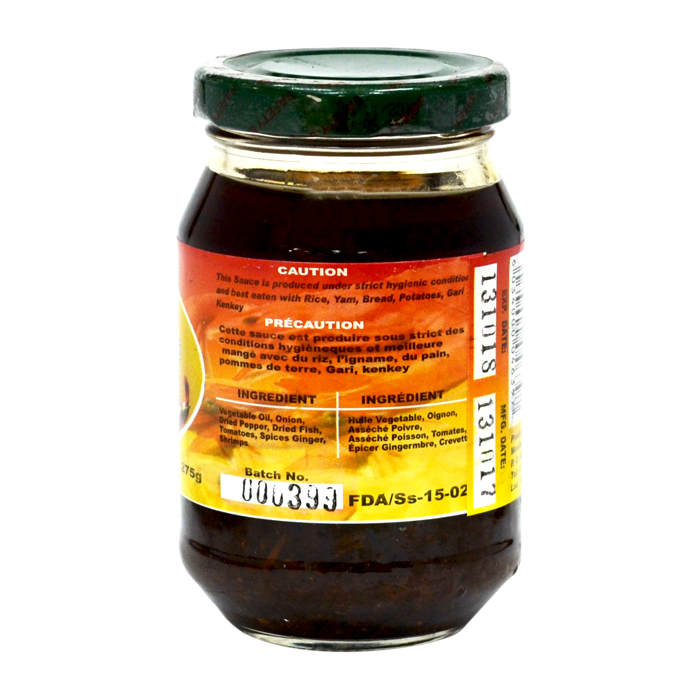 MONIBAS PEPPER SAUCE  (SHITO) 275G  